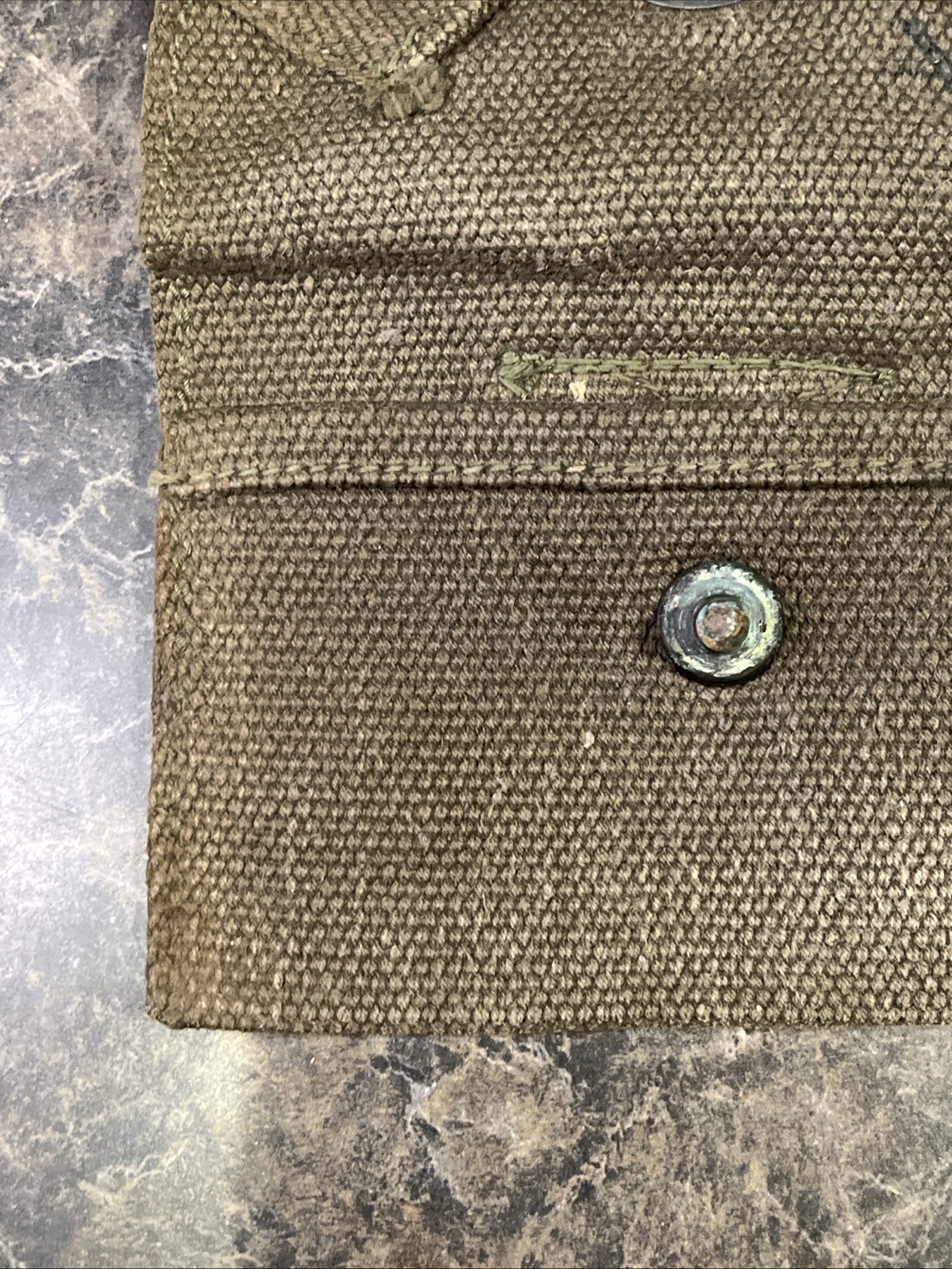 ORIGINAL WWII US ARMY INFANTRY M1942?FIRST AID BANDAGE CARRY POUCH ONLY VINTAGE