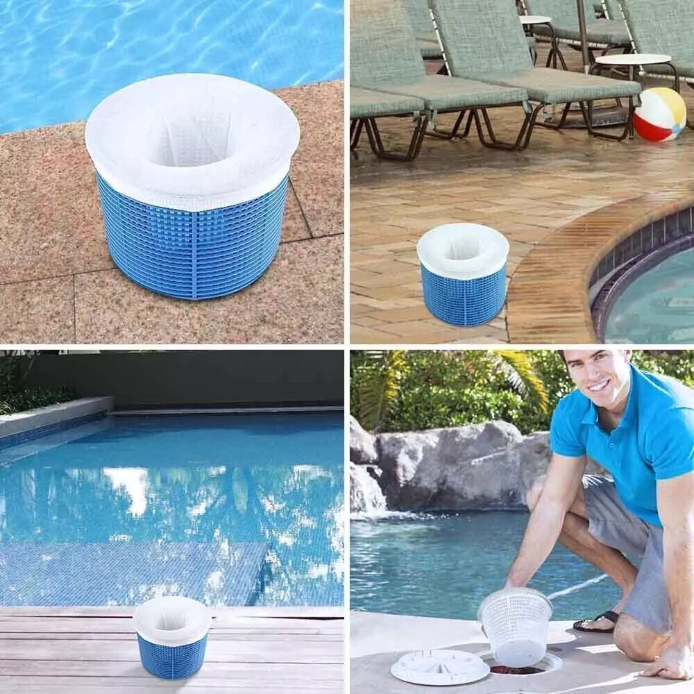 30× Pool Skimmer Socks Filter Replacement Savers for Basket Swimming Pool Durabl