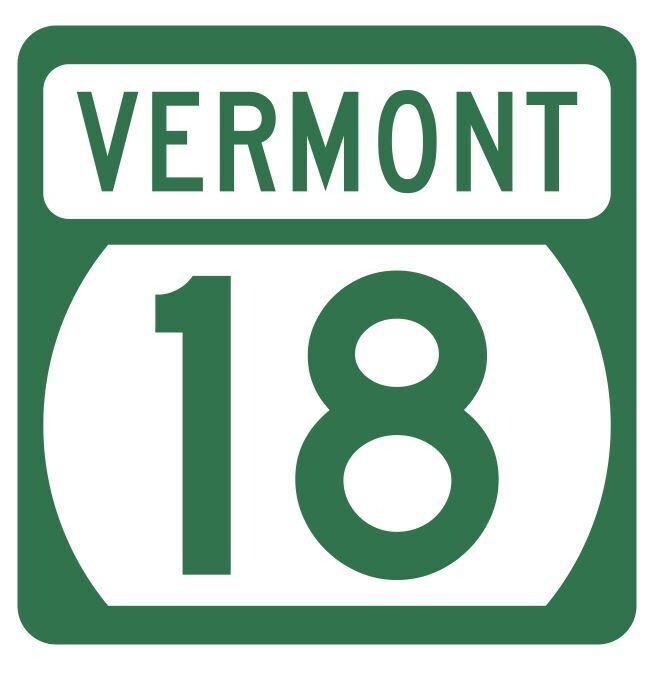 Vermont State Highway 18 Sticker Decal