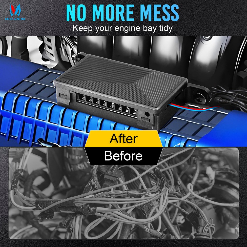 Wireless RGB Switch Panel LED Control Toggle Momentary Strobe Circuit Relay Box