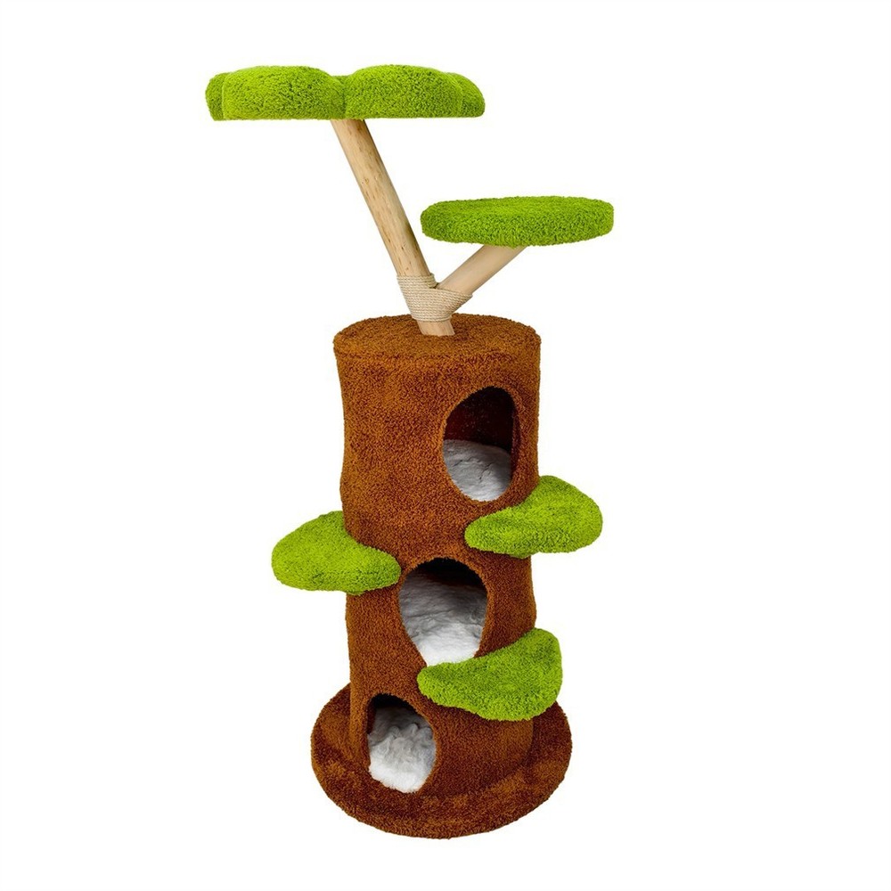 Robust Cat Tree Cat Kitty Scratching Post Fun Activity Center Padded Top Perch