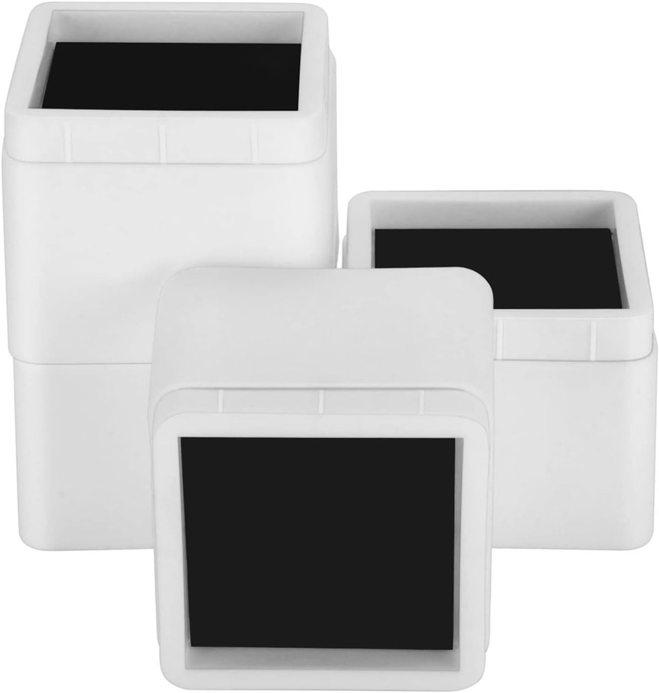 Bed Risers 3 or 6 Inch Heavy Duty Stackable Furniture Risers for Sofas Table Cou