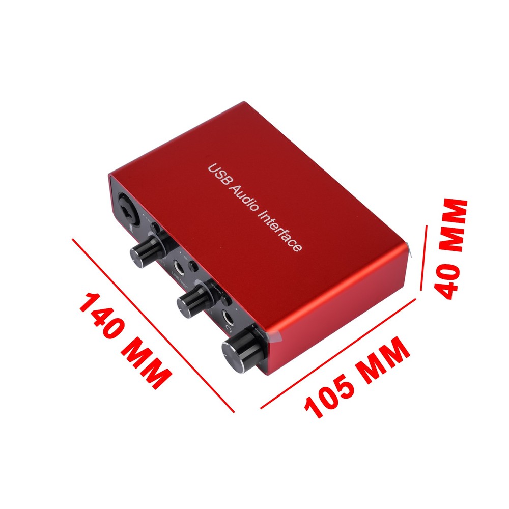USB Audio Interface (Gen 3) High-Fidelity Studio Quality Recording in Real-Time