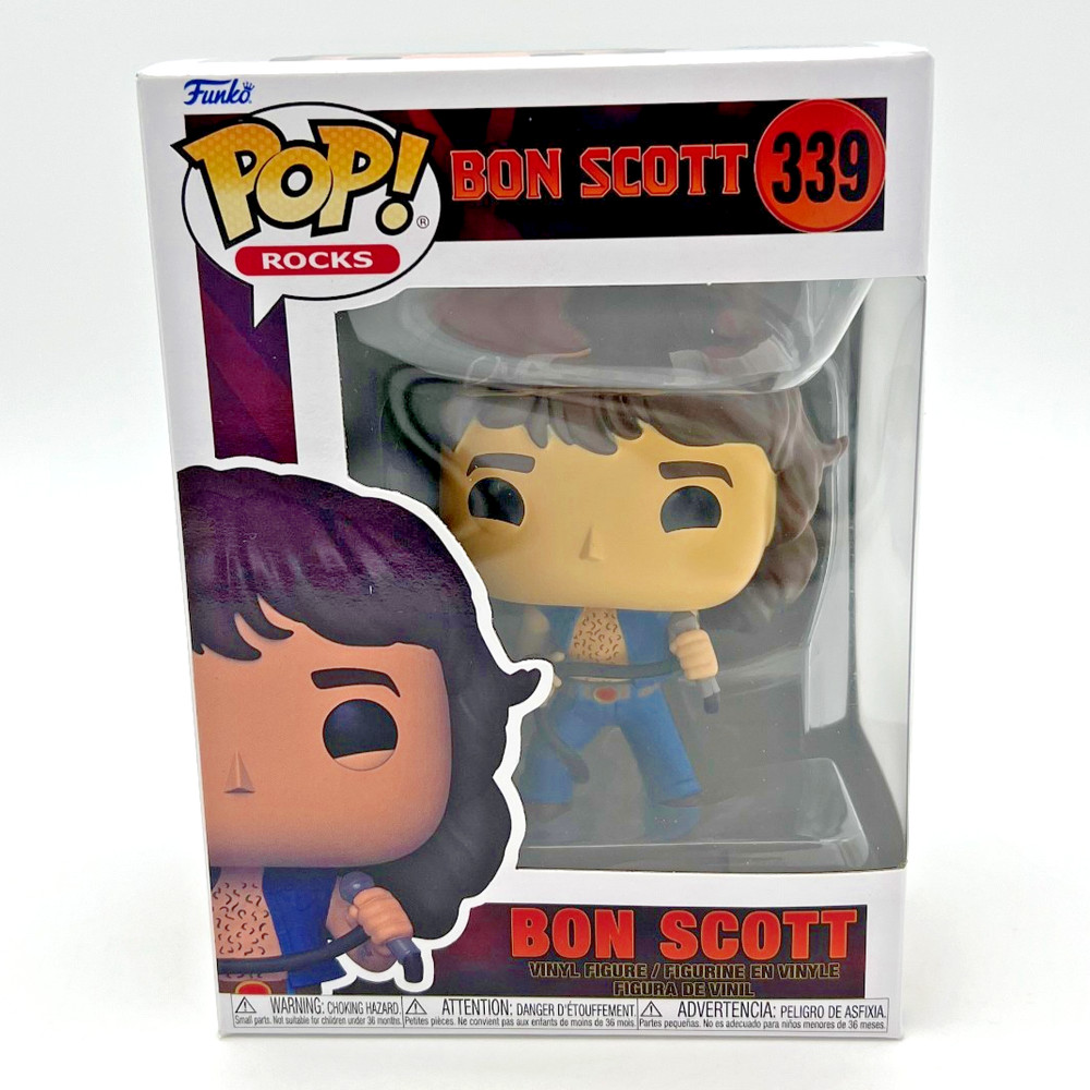 Funko POP! Rocks AC/DC BON SCOTT #339 with BOX PROTECTOR