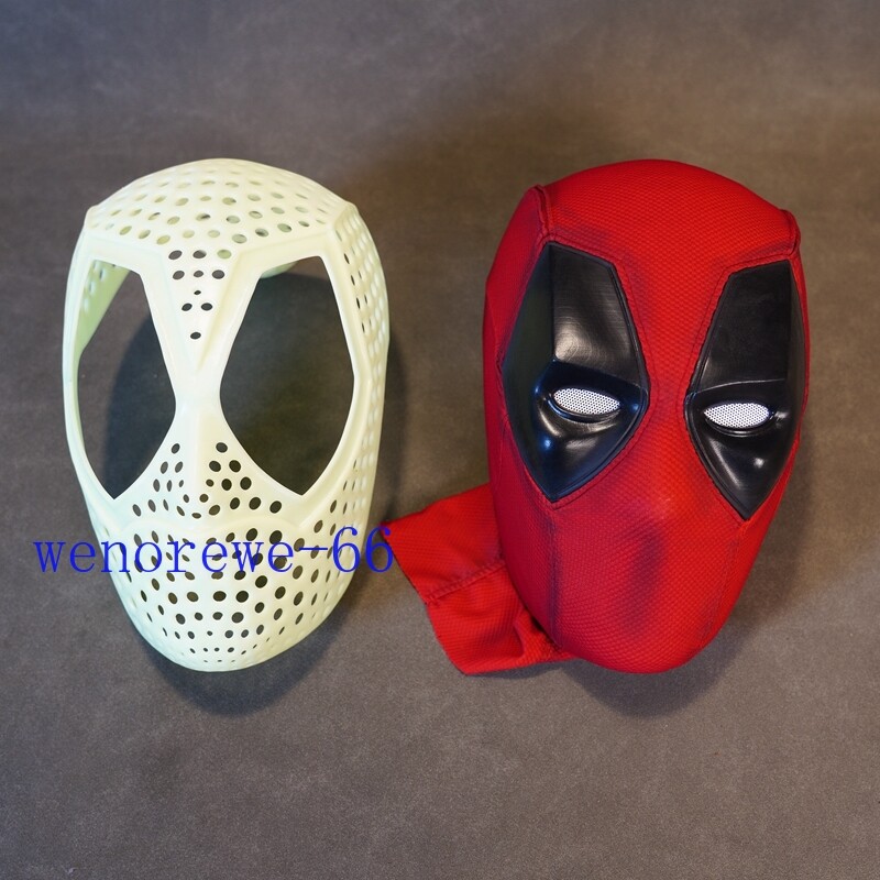 Customize Deadpool Screen Accurate Wearable Cosplay Headgear Mask or Face Shell