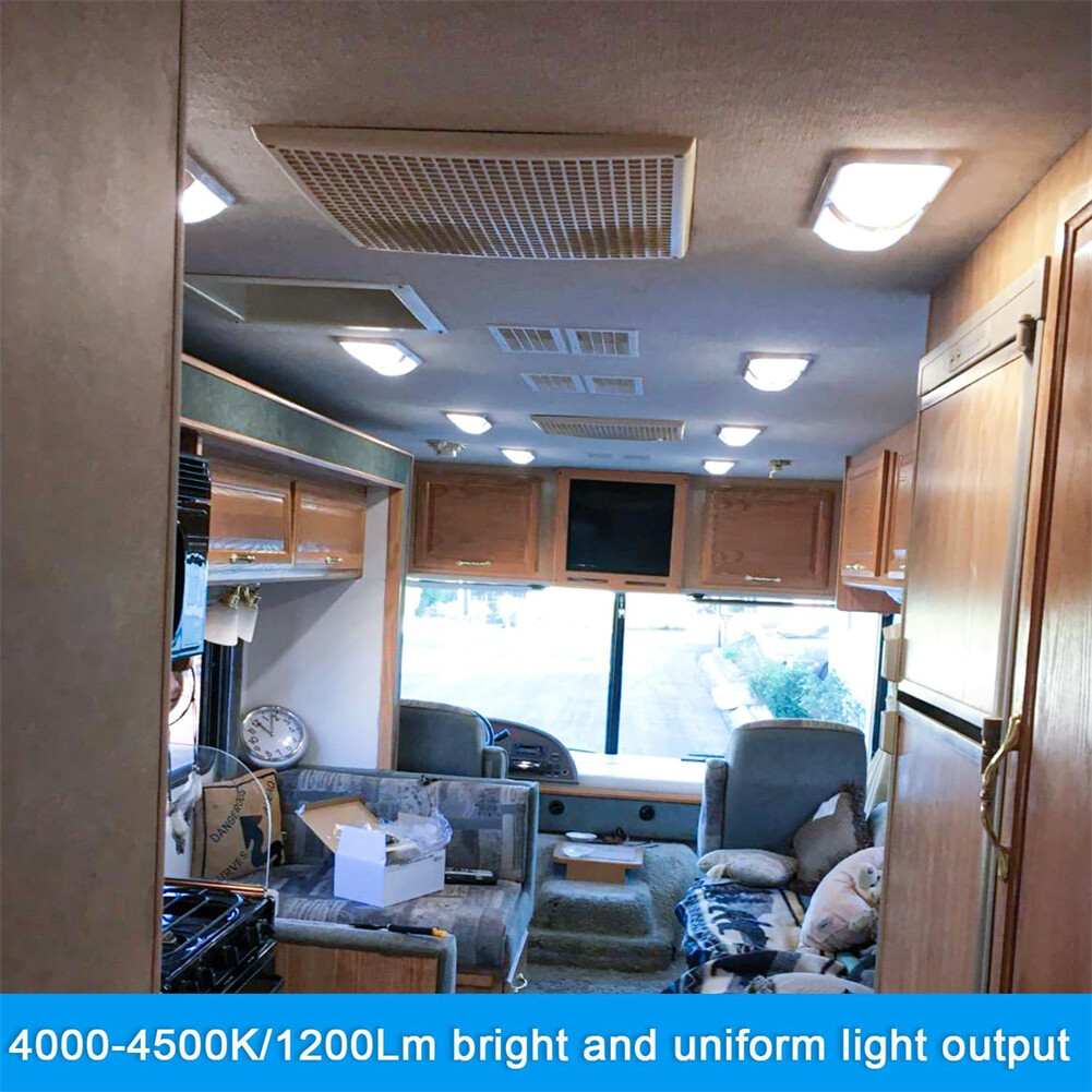4PCS 12V Led RV Ceiling Dome Light RV Interior Lighting for Trailer Camper Boat