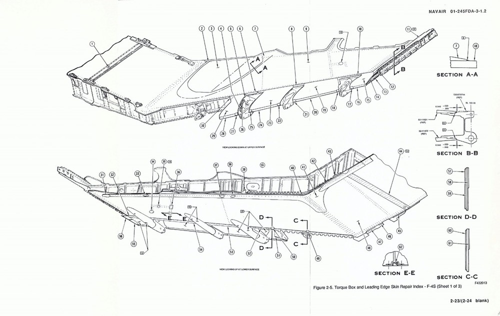 F-4 Phantom II (Navy) 1990 Structural Repair-Fixed Structure Flight Manual - CD