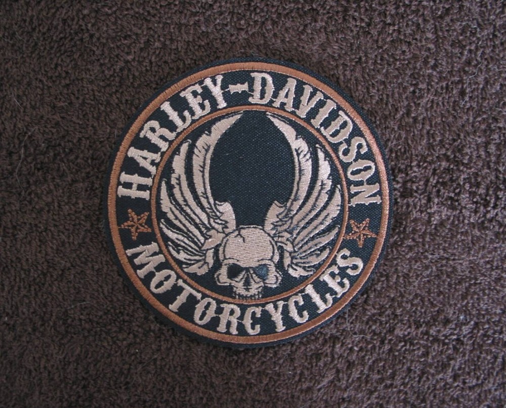 Harley Davidson  Winged Skull Patch / Emblem