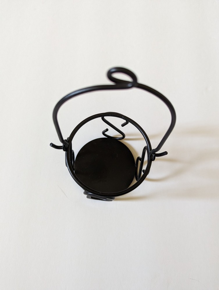 Black Metal Hanging Candle Holder