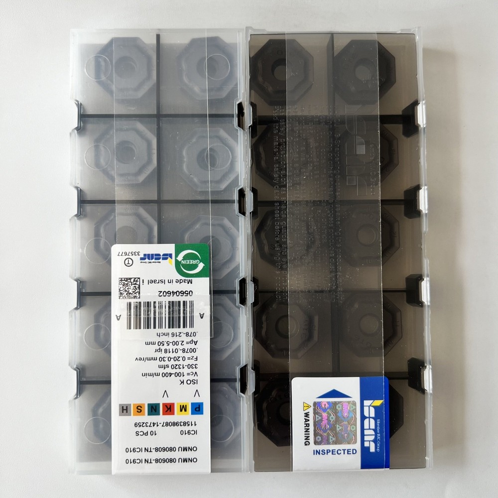 ISCAR / ONMU080608-TN IC910 / Industrial indexable carbide inserts 10 Pcs