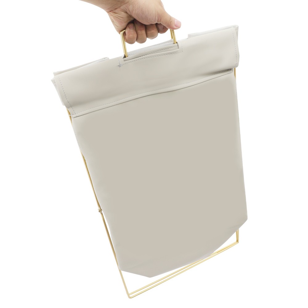 Large Laundry Hamper Collapsible X-Frame Laundry Basket w/Lid
