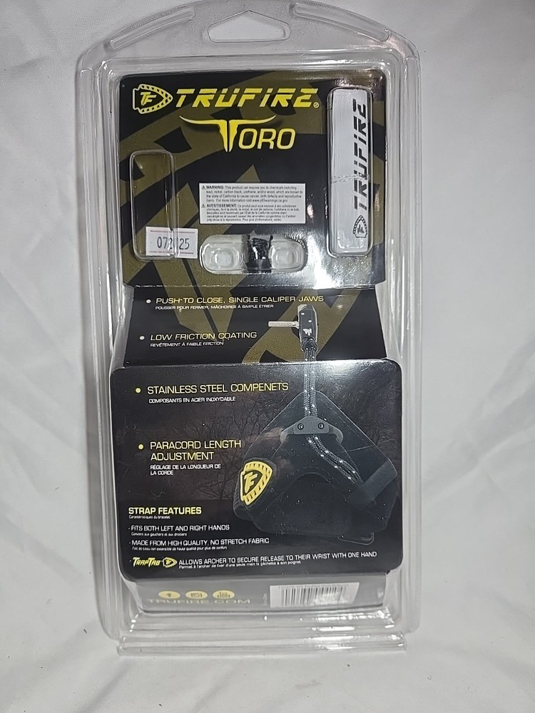 Truefire Toro Wrist Strap Compound Bow Release for Left/Right Hand