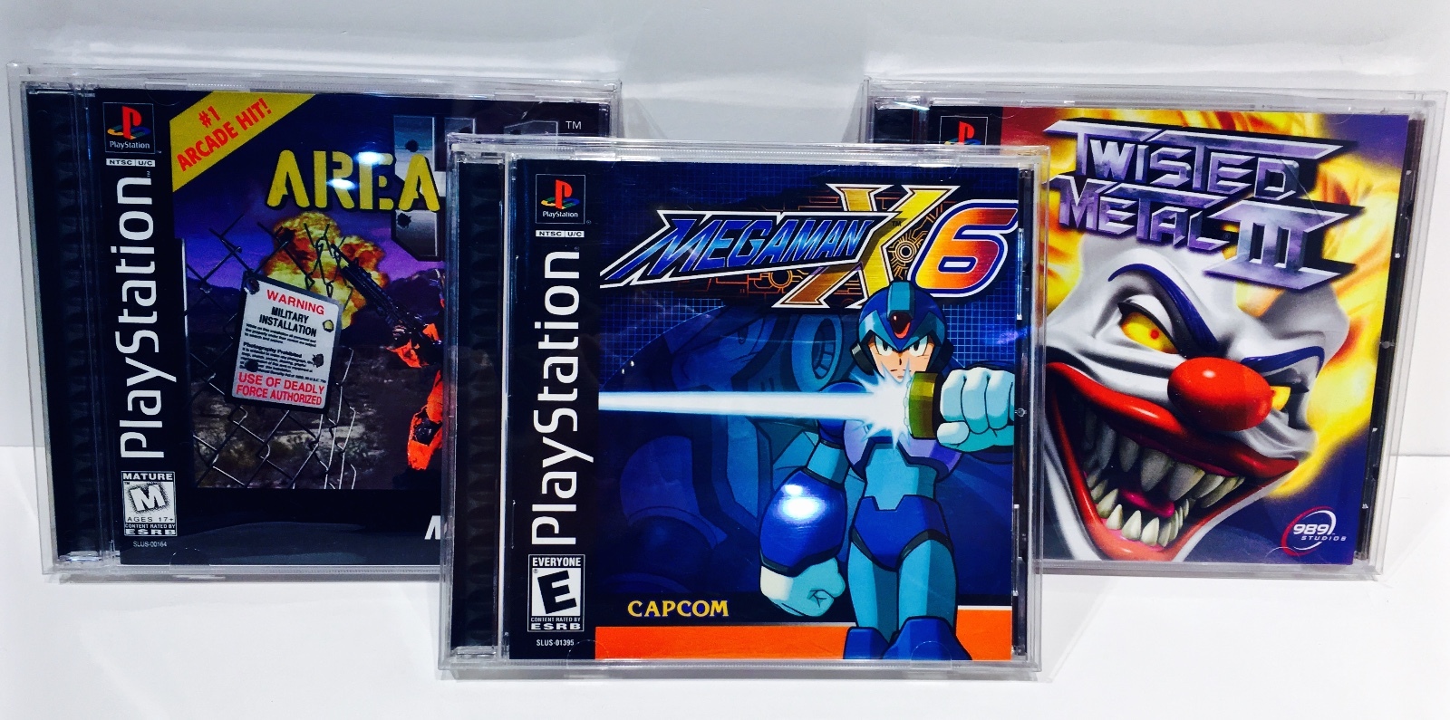 10 Box Protectors for PLAYSTATION 1 PS1 Video Games. Custom Clear Display Cases