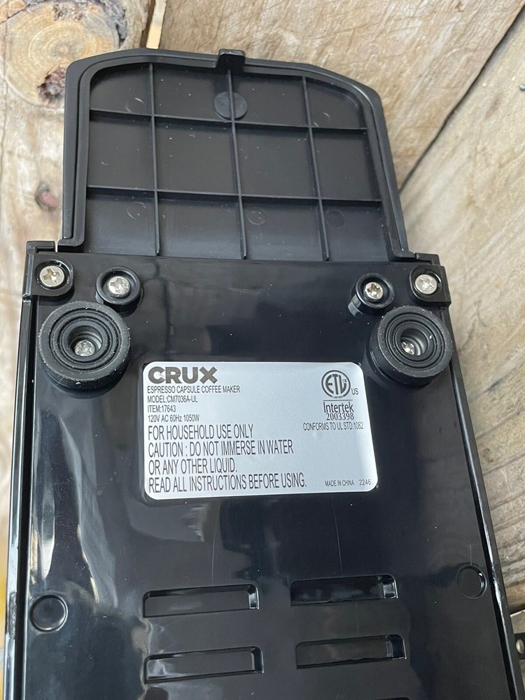 Crux Espresso Coffe Maker For Nespresso Pods, Programmable Espresso Coffee