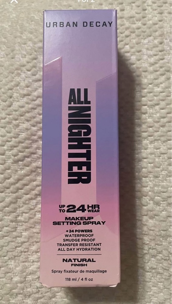 Urban Decay All nighter makeup setting spray