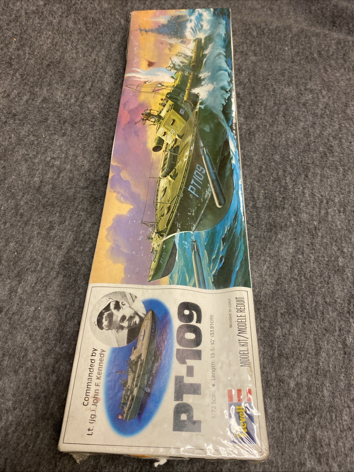 1969 Revell USS Missouri H-300 20”1977 PT-109 1/72 1972 USS Intrepid 1/720