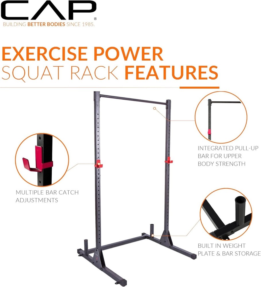 CAP Olympic Power Rack for Strength Training
