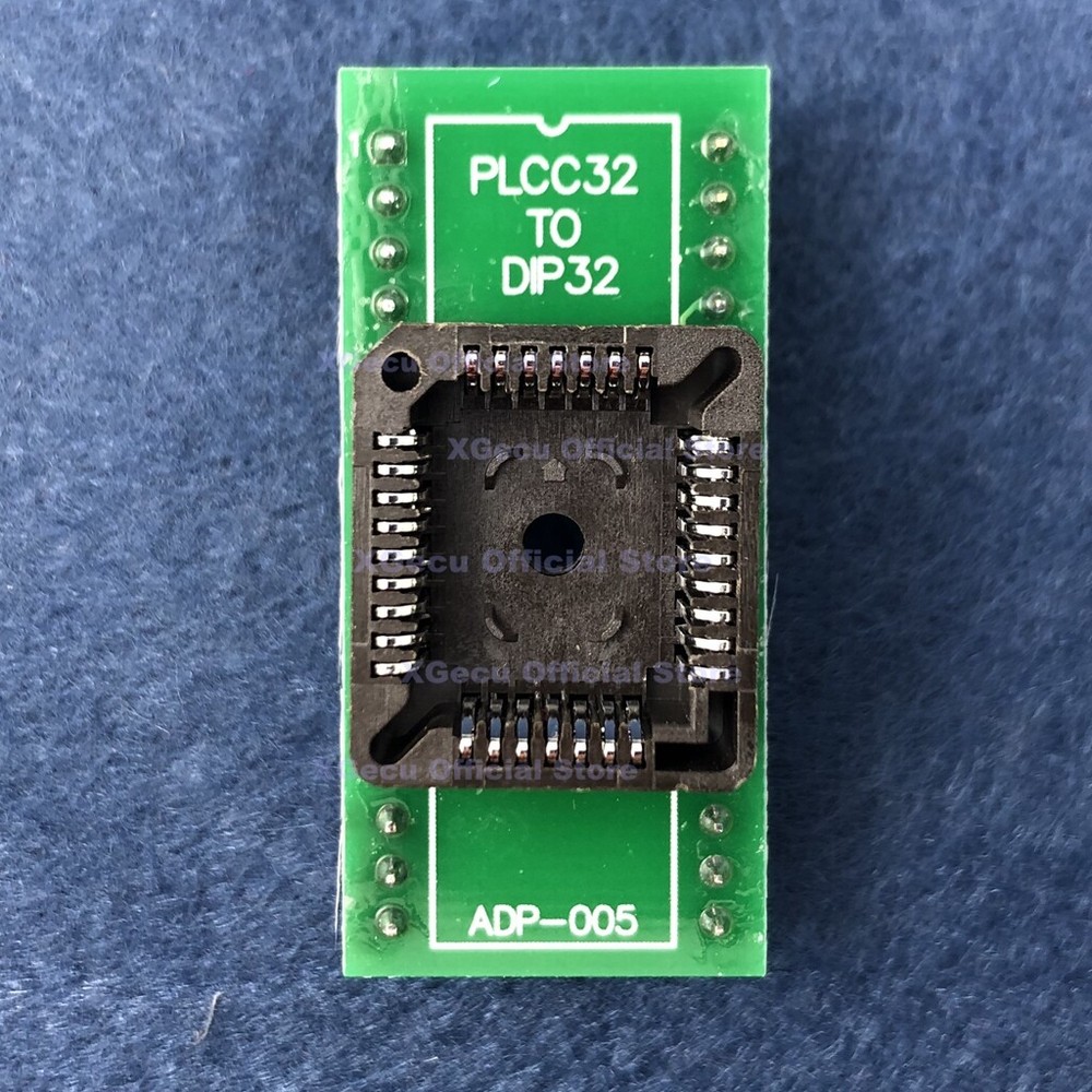 PLCC32 - DIP32 adapter IC socket on TL866 T56 T48 universal programmer
