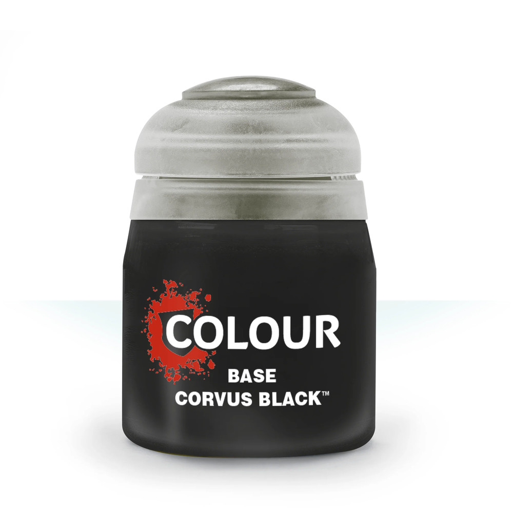 Base - Corvus Black 12mL: Games Workshop Citadel Paint