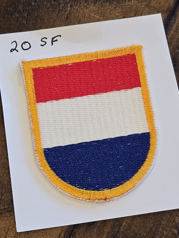 1960s US Army Vietnam Cold War 20th Special Forces Flash Patch L@@K!!! b
