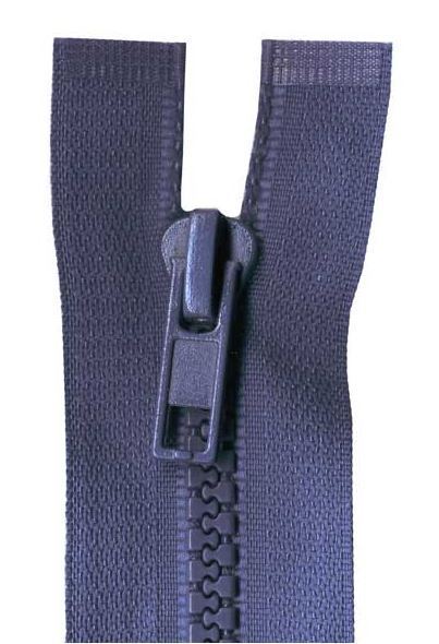 40cm Navy Open End Chunky Zip