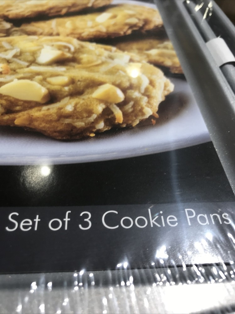 3 Professional Bakeware Cookie Pans NIP From Living Quarters.