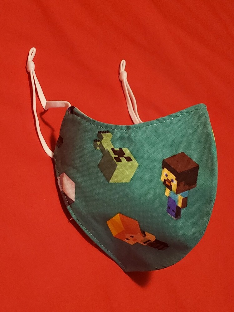 Youth Minecraft Adjustable Face Mask