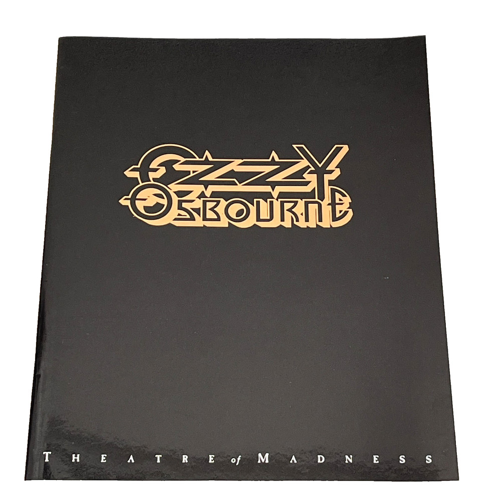 OZZY OZBOURNE -1991 LAST  CONCERT JAPAN TOUR- Tour  Concert Program,ticket stub