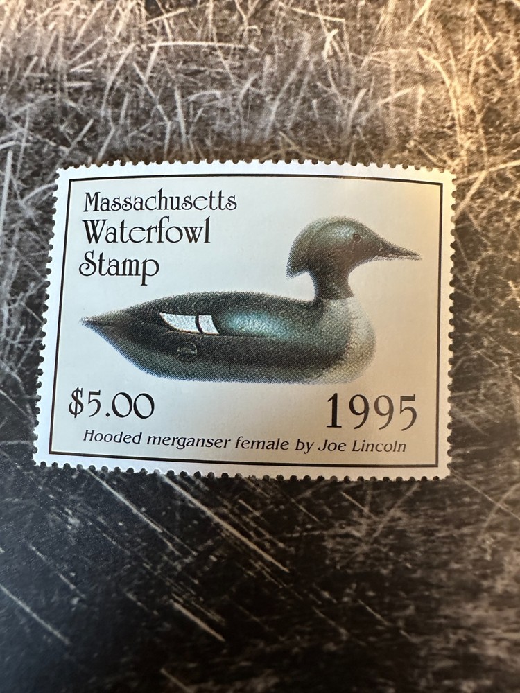 1995 Massachusetts State Duck Stamp,