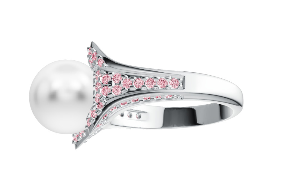 Sterling Silver Semi Mount Ring Setting Round RD 10x10mm