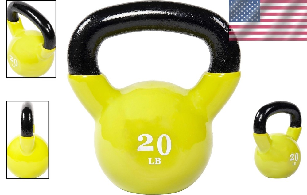 Color-Coded Non-Rolling Kettlebell