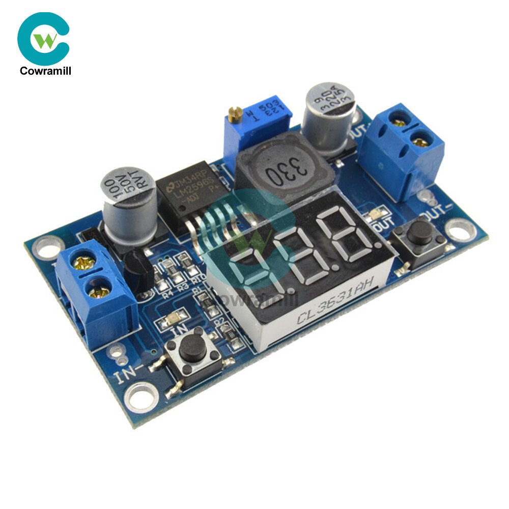 DC-DC Buck Step-down Module LM2596S Adjustable Power Converter Module DC 4V-40V