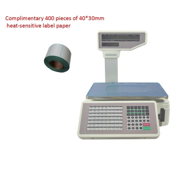 15KG Digital Price Computing Scale Thermal Printer Supermarket Electronic Scale