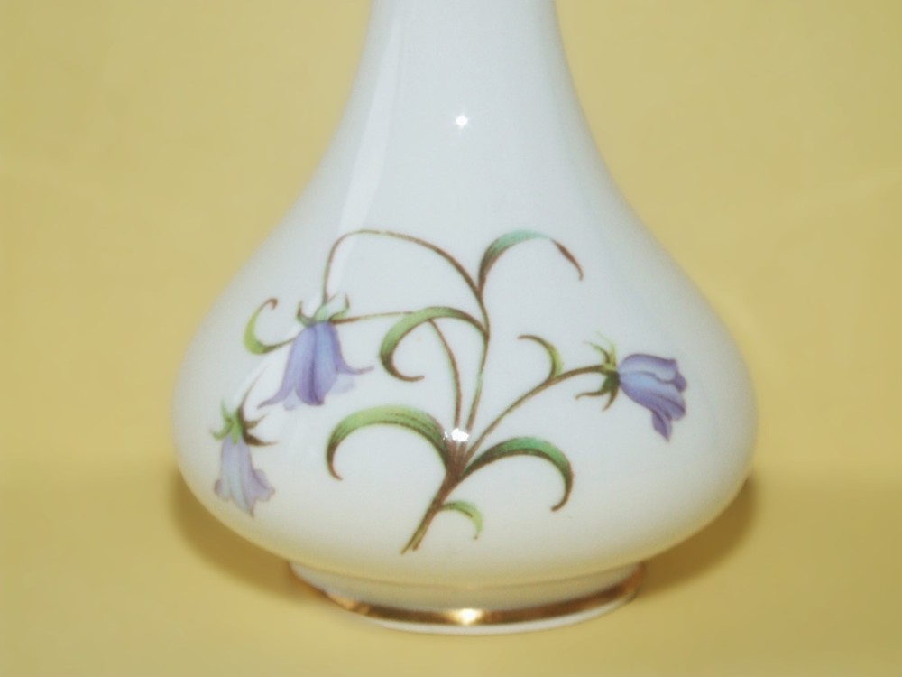 A Spode Campanula Perfume Bottle with Lid