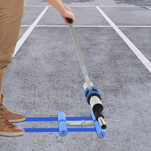 Hand-Push Tape Marking Machine Applicator Tape Sticking Machine Lane Marking