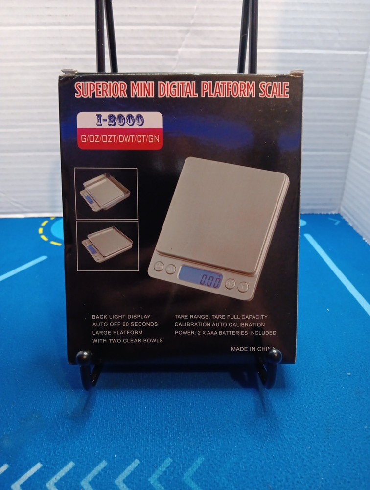 Superior Mini Digital Platform Scale Back Light Display Tare Function Auto Off