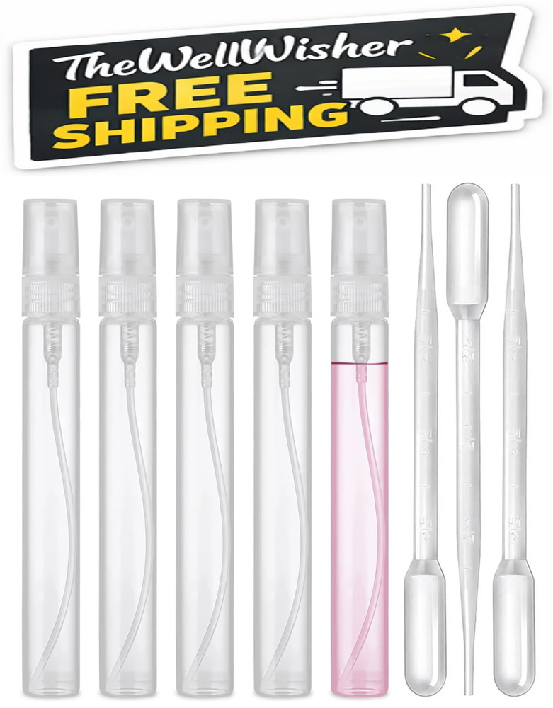 Mini Spray Bottles 5pcs 10ml – Refillable Perfume Atomizer Set