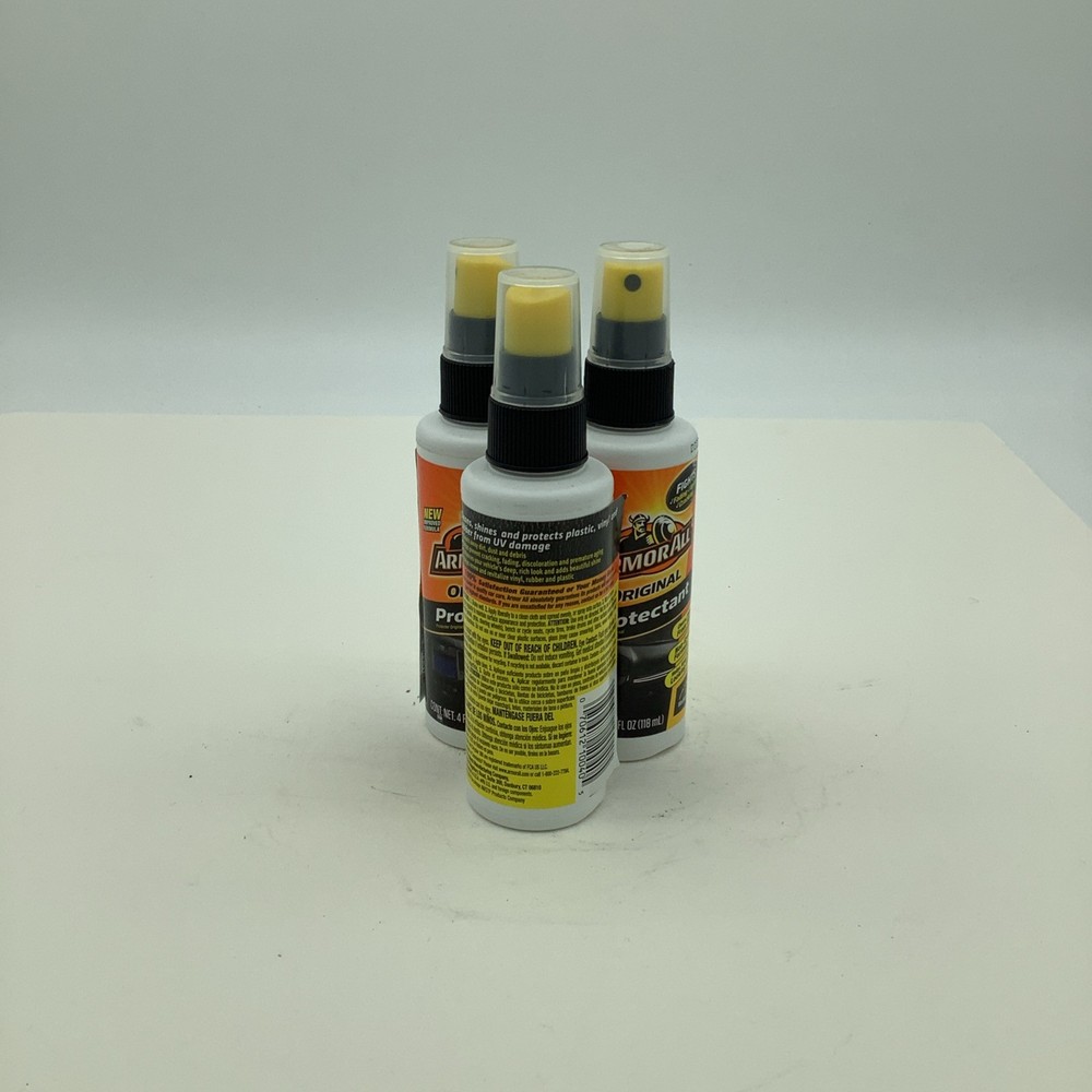 ArmorAll Protectant Original 4oz Bottle Spray 3 Pack