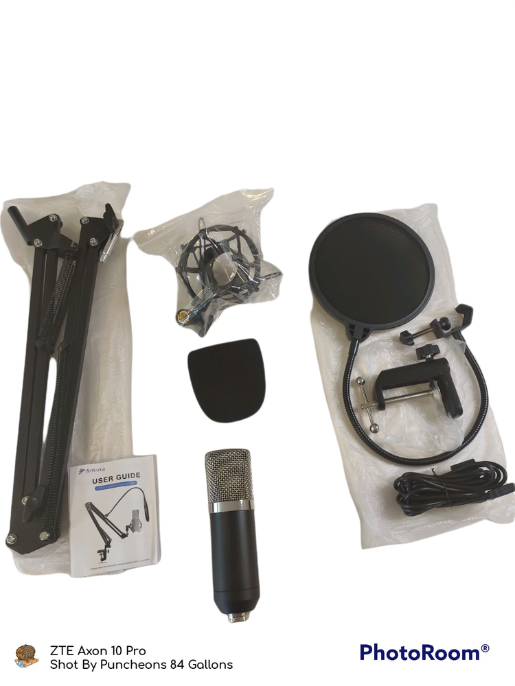 ANKUKA USB Studio Pro Condenser Mic Kit for PC Streaming and Podcast