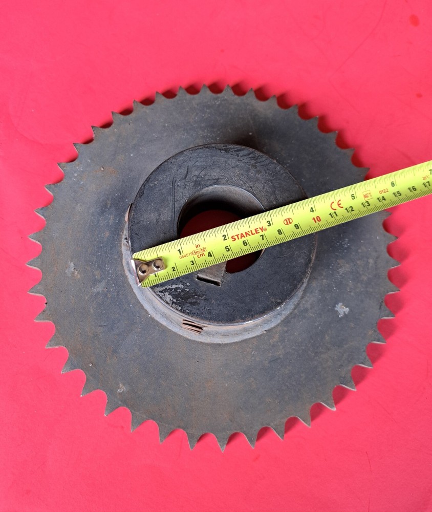 Sprocket, 43 Tooth, Approx. 9" Dia., 2" Bore