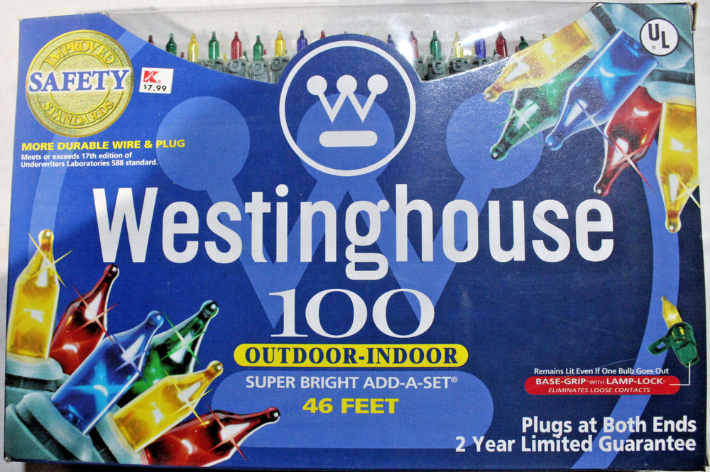 100 COUNT WESTINGHOUSE MULTI COLOR MINI LIGHTS NIB