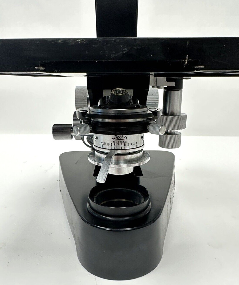 Vintage Leitz Wetzlar Binocular Microscope with Case