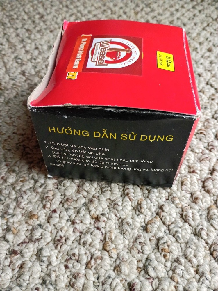 Weasel Vietnamese Mr. Phong's Private Reserve Coffer Filter Maker