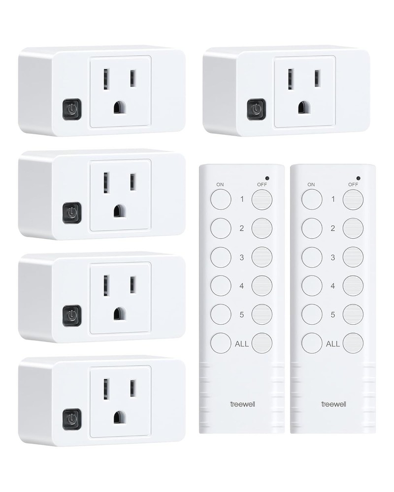 Wireless Remote Control Outlet, 200FT Long Range Remote Light Switch, Mini Re...