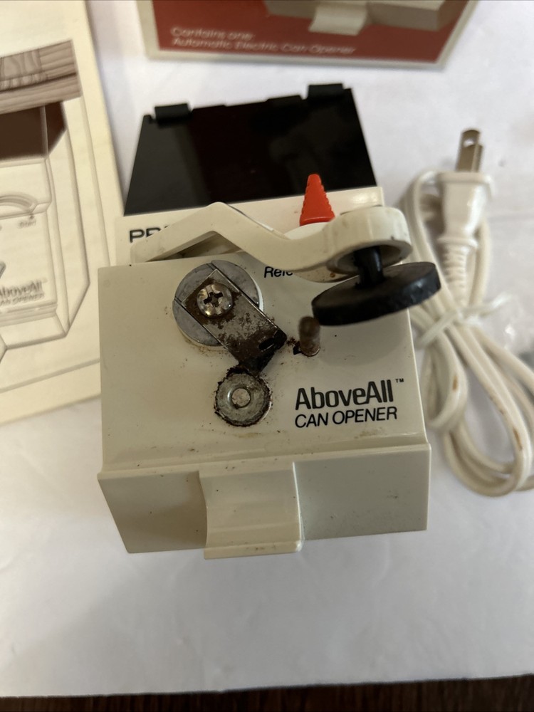 Presto AboveAll Under Cabinet Automatic Can Opener Please Read
