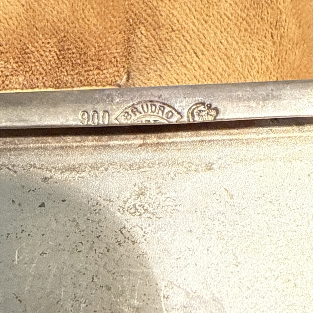 antique silver cigarette case