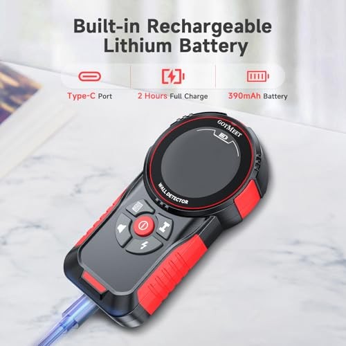 Stud Finder - Multifunction Stud Detector for Metal, Wood, Live AC Wire,