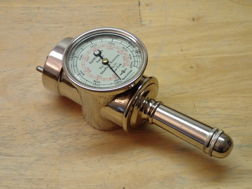Schaeffer & Budenberg Vintage Tachometer