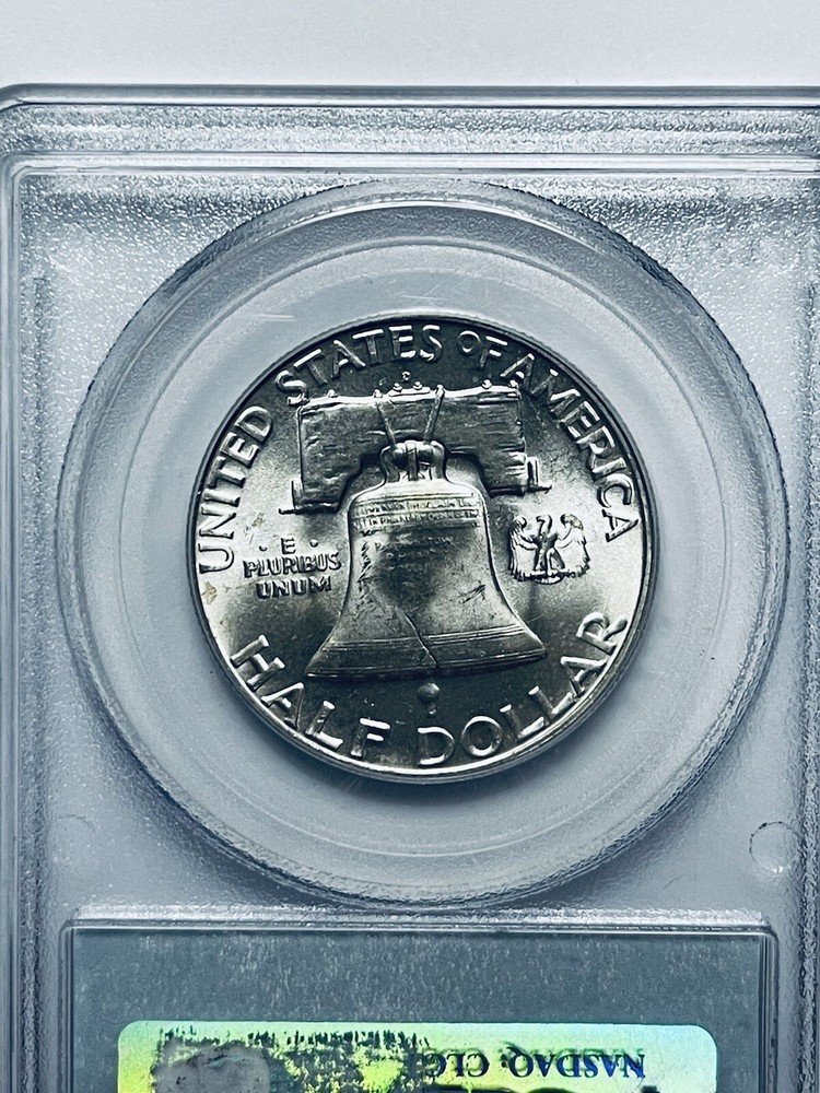 1954-D Franklin Silver Half Dollar PCGS MS64