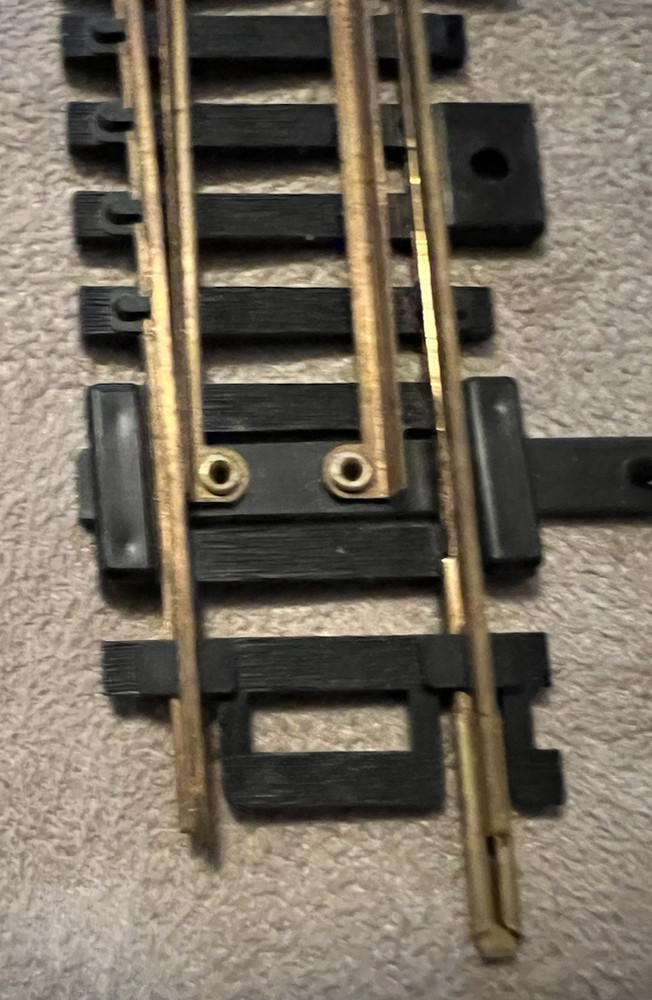 ATLAS HO Scale Brass Snap Switch 9" Left